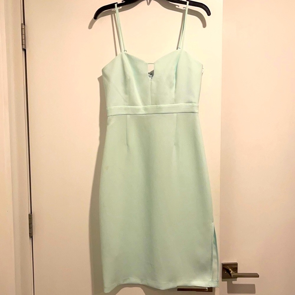 BCBGENERATION brand new midi dress in aquamarine size 8